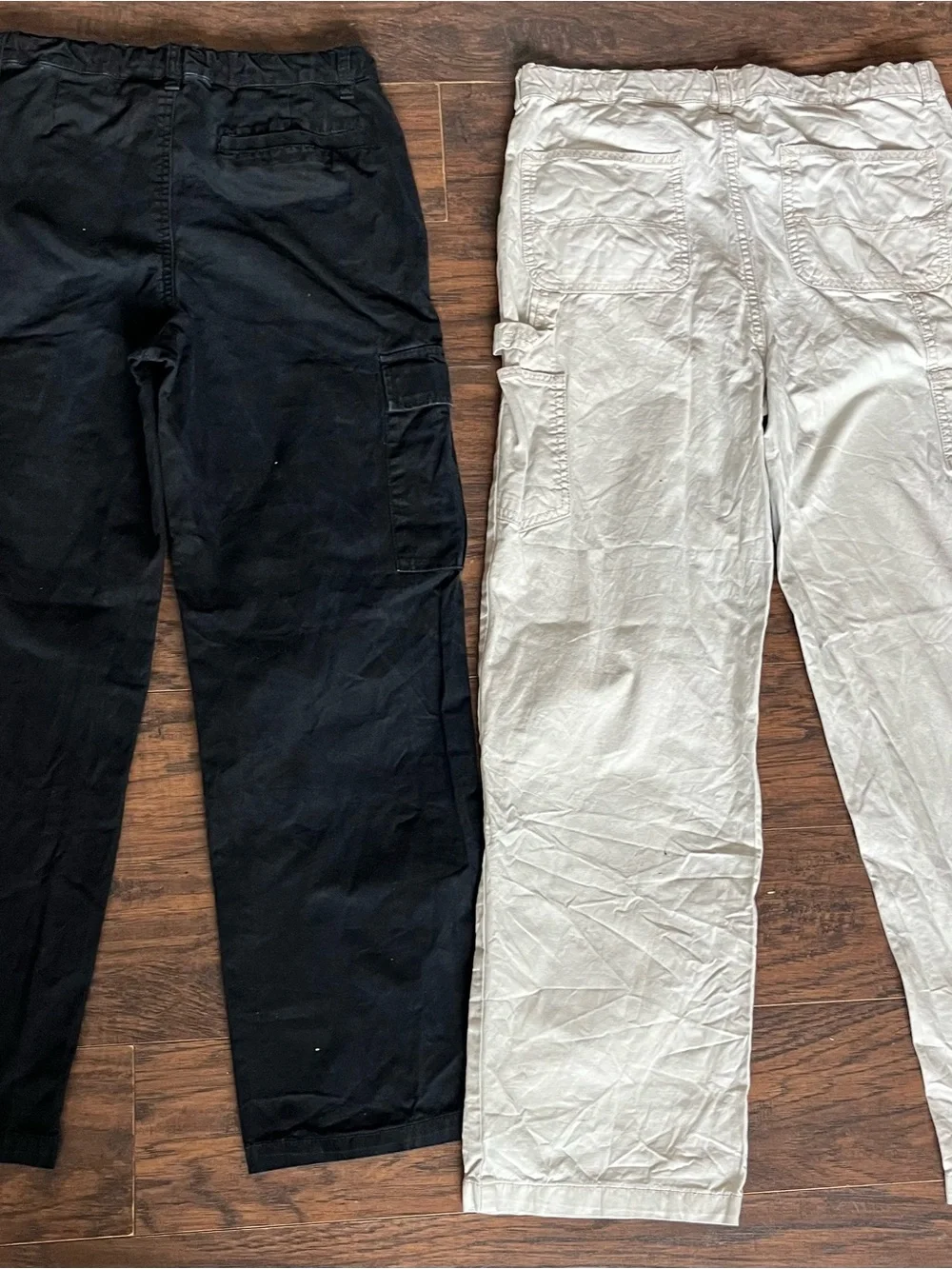 Old Navy Kids Cargo Pants in Black and Cream